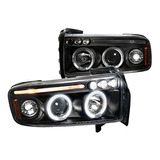 Dodge Ram 1994 2001 Par Faros Ojo Angel Led 1997 1998 2000