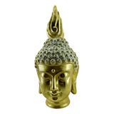 Figura Decorativa Grande Cabeza Buda 45.5cm Feng Shui Zn