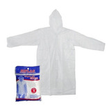 Combo Kit 100 Jalecos Capas De Chuva Transparente Resistente