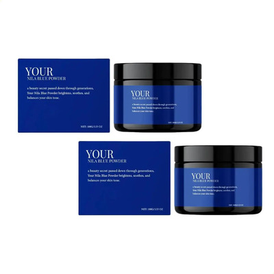 Y. Mascarilla Facial En Polvo Azul Your Nila,arcilla