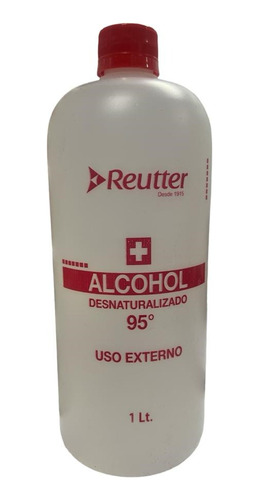 Alcohol Desnaturalizado 95° Reutter 1 Litro