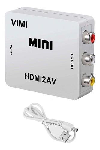 Convertidor Hdmi A Rca -  Av Audio Video Adaptador Para Tv  | MercadoLibre