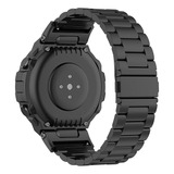 Pulseira De Aço Inoxidável Compatível Com Huami Amazfit U