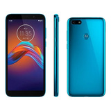  Celular Moto E6 Play 32 Gb Armaz. 2 Gb Ram Azul Metalico