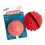 Juguete Pelota Pinches Dispensador Rellenable Perros Mascota Color Rojo