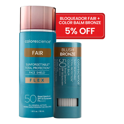 Kit Colorescience | Bloqueador Solar Fair + Bronze Balm | Meses sin interés