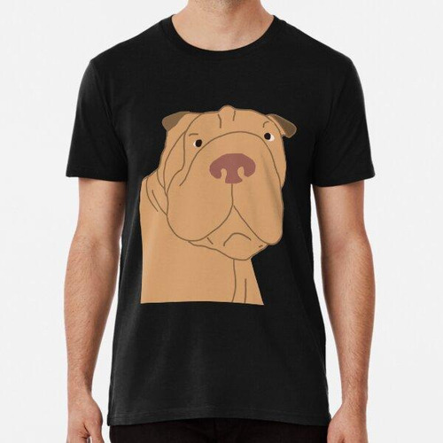 Remera Tan Cartoon Shar Pei Algodon Premium