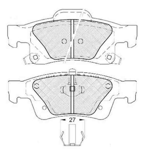 Pastillas Freno Para Jeep Grand Cherokee Iv 3.0-3.6-6.4 Srt8 Foto 2