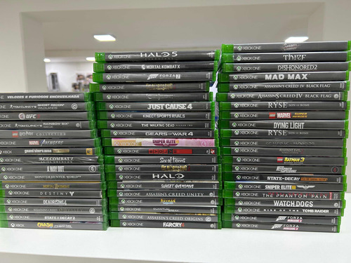 Lote 57 Jogos Xbox One Midia Física Seminovos