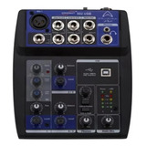 Mixer Analógico Wharfedale Connect 502 Usb 5 Canales