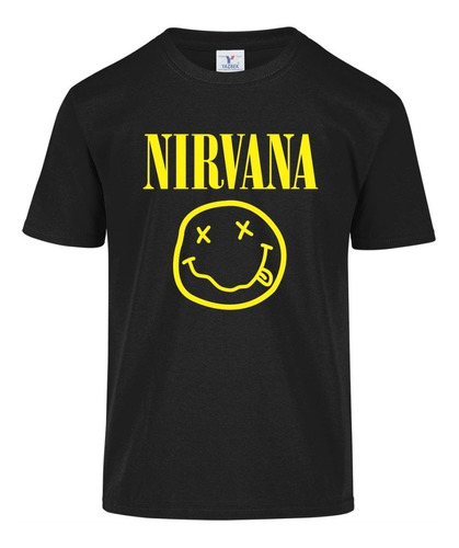 Playera Para Niño Y Niña Nirvana Rock