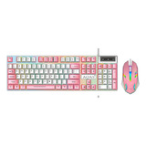 Combo Teclado Mouse Gamer Led Usb 2400 Dpi Jogos Pc Notebook