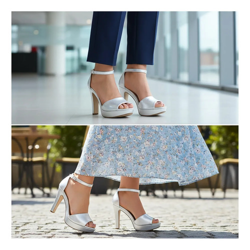 Zapatilla Damita 44090 Para Mujer Color Blanco E5