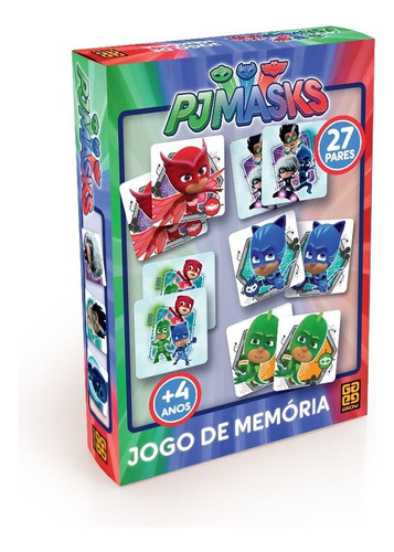 Jogo De Memória Pj Masks Pj Masks