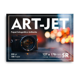 Papel Fotográfico 13x18 Glossy Brillante Art-jet® 100h 200gr