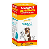 Suplemento Omega 3 Dog 1000mg Organnact 90 Comprimidos