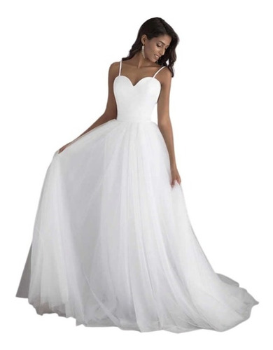 Vestido De Noiva Branco Modelo Boho