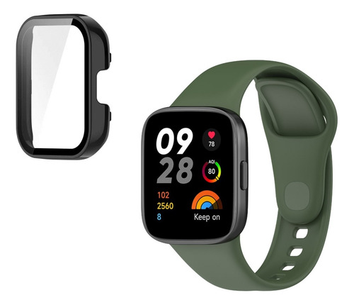 Pulsera De Repuesto Para Redmi Watch 3 + Funda Negra