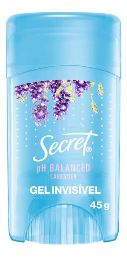 Desodorante Secret Gel Ph Balanced Lavender 45g 