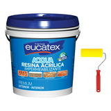 Resina Acrílica Multiuso Eucatex 3,6l ( Brinde Rolo Espuma )