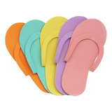 24 Pares De Pantuflas Desechables De Spa Antideslizantes Par