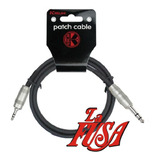 Cable Plug A Miniplug Trs Kirlin Ap-264prl 10ft 3m Estereo