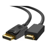 Cabo Adaptador Displayport Para Hdmi 4k Dp Hdmi 1,5m