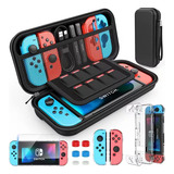 Kit Maleta + Case Acrílica + Película + Gaps Switch Oled