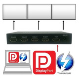 Adaptador Laptop Videowall Dp Thunderbolt Macbook Hasta 4 Tv