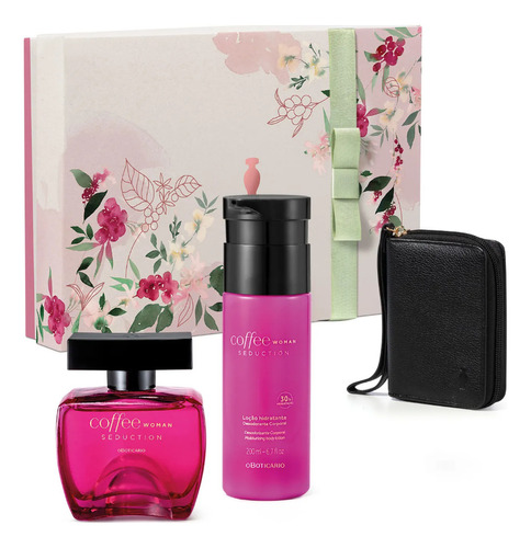 Kit Presente De Natal Coffee Woman Seduction (3 Itens)