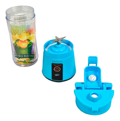 Licuadora Portátil Personal 380ml Hm-03 Recargable Usb Gym