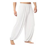 Pan Harem Pantalones Yoga Casual Color Sólido Hombre Casual