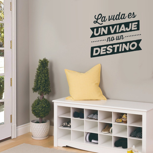 Vinilos Decorativos Frases La Vida Es Un Viaje No Un Destino