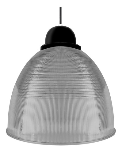 Lámpara Colgante Campana Plastica E40 Led Bajo Consumo 35cm