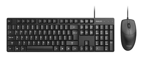 Kit Teclado Y Mouse Alambrico Usb, Philips C214.boleta/factu