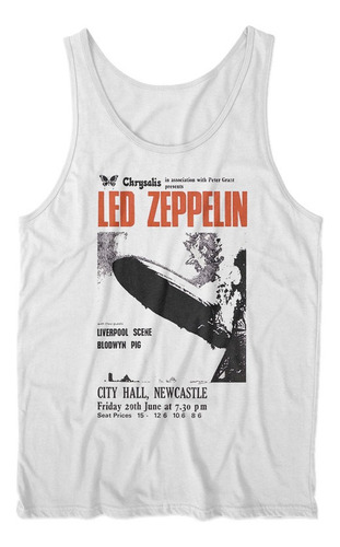 Musculosa Led Zeppelin Poster Concierto Diseño Exclusivo