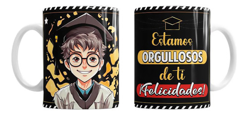 36 Tazas Para Graduación De Mayoreo 