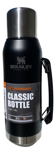 Termo Stanley Negro Classic 1l Acero Inoxidable