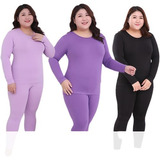 Conjunto Térmico Blusa + Calça Frio Neve Plus Size + Meia