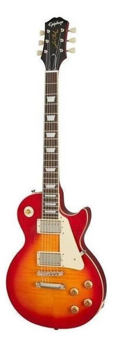 Guitarra Eléctrica EpiPhone Les Paul Standard 1959 De Caoba Aged Dark Cherry Burst Brillante Con Diapasón De Laurel Indio