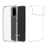 Carcasa Para Samsung S20 Transparente + Lamina De Hidrogel