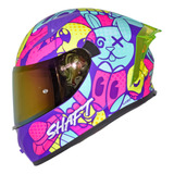 Casco Moto Talla L Twist Fuchsia Matte 526sp Shaft