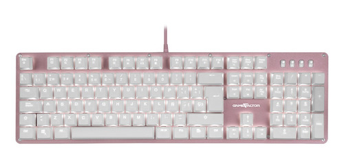 Teclado Mecánico Game Factor Kbg400-pk-rd Switch Red