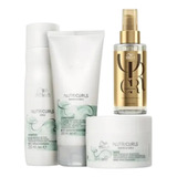 Kit Cachos Incríveis Wella Nutricurls (4 Produtos)