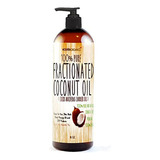 Aceite De Coco Fraccionado Premium 16oz - Puro Y Natural Par