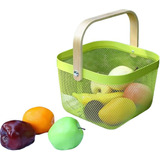 Cesta Canasta Metal Frutas Verduras Picnic Multifuncional Ch