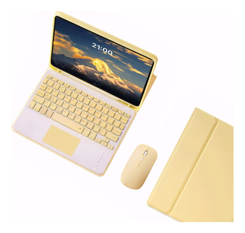 Capa Para iPad Pro 11in +teclado Touch + Mouse Recarregável