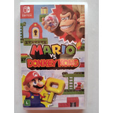 Mario Vs. Donkey Kong Nintendo Switch Mídia Física Lacrado