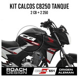 Calcos De Tanque Cb250 New Twister