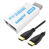 Convertidor Wii A Hdmi 1080p Con Cable Hdmi 5ft Y Audio 3.5m